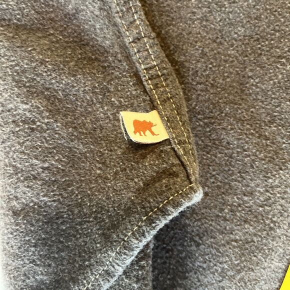 Dakota Grizzly Men’s L Shirt Brown Western Pearl Snaps 100% Cotton Workwear Farm - Picture 6 of 10